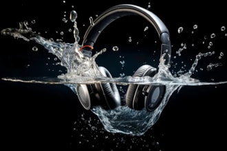 create watersplash mockup of your product