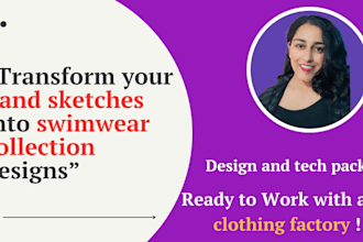 create your bikini , lingerie and swimsuit tech packs