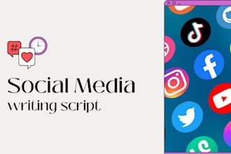 research and write a script for your social media