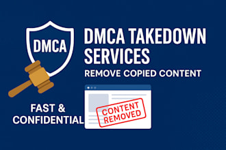file dmca takedown requests and remove stolen content