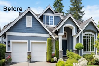 change color home exterior and interior