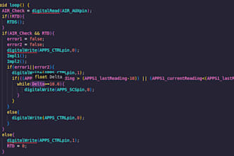 design an arduino code for you