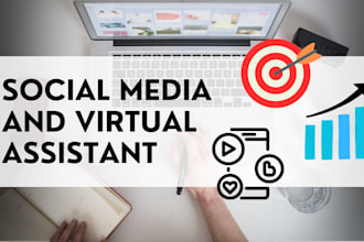 be your personal virtual assistant, social media assistant