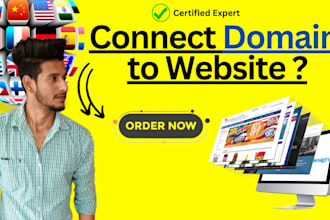 setup and connect domain to shopify, wix, squarespace