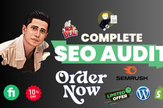 do a complete website SEO audit report and competitor analysis