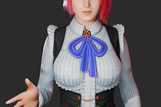 create a 3d model for you in blender