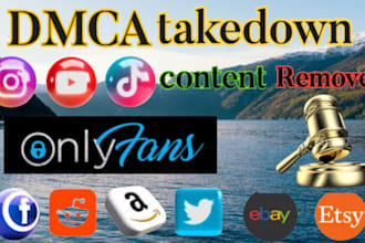 take down copyrighted content from tiktok, reddit, and facebook