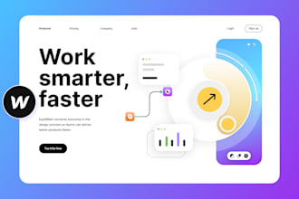 design and develop webflow website and figma to webflow webflow expert