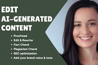 edit and improve ai generated content