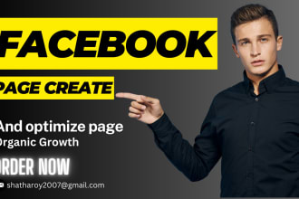 create and optimize facebook page