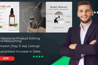 do amazon product photo editing and infographics