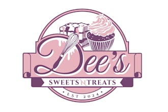 design luxury sweets logo