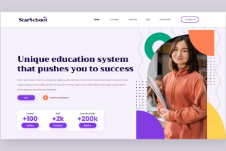 develop an educational apps lms e learning website for students