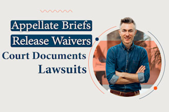 legal briefs releases waivers settlements appeal briefs memoranda pleadings nda