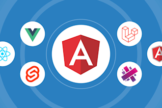 create web apps using angular backend, angular frontend, react using vs code