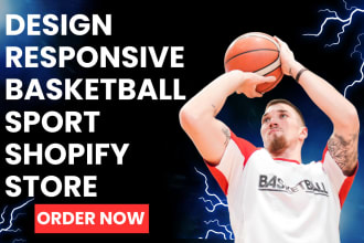 design basketball shopify store ball store sport golf store badminton store