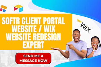 softr client portal with wix redesign wix website softr website softr