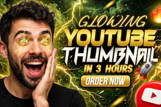 create custom youtube thumbnail design and thumbnail maker