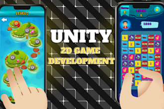 develop custom 2d unity games for android and ios