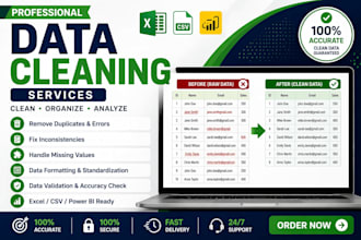 clean, your data and create stunning power bi dashboards
