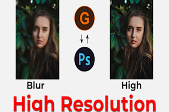enhance, improve, and upscale low res photos to high resolution using ai