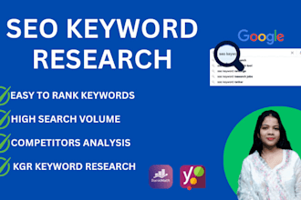 perform SEO keyword research and competitor analysis