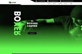 cretae front end website fully responsive
