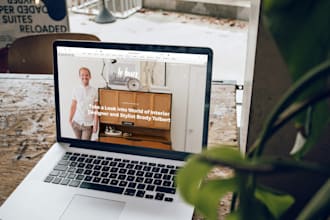 create custom small business website and personal portfolio