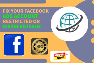fix restriction or disable facebook ads account