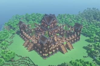 professionally build survival or creative minecraft builds