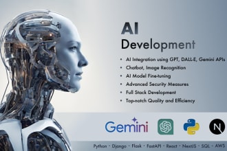 create ai websites and integrate gpt, gemini, llama, dall e