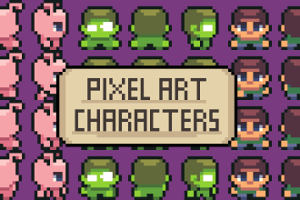 create pixel art characters and animations for you