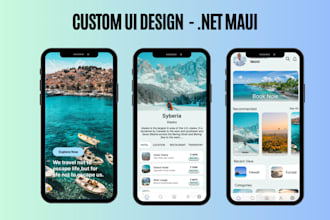 do UI design for mobile in dotnet maui