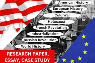do american history, european history, holocaust research and summaries