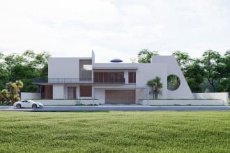 do 3d model and render exterior, interior, 3d floor plan, walkthrough