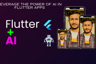 develop smart and intelligent artificial intelligence apps in flutter