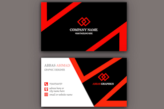 design card for your business or brand