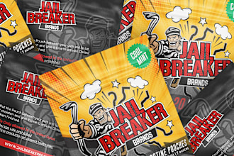 do packaging, label and sticker design