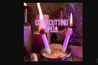 cast a custom spell to cut all negative energy cord attached to you