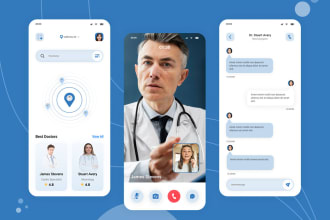develop a healthcare telemedicine app website, appointment booking mobile app