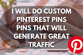 create 100 custom pinterest pins