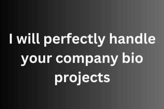write company bio, bio, seo
