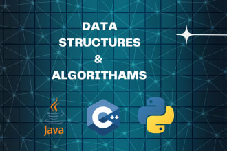 expertly implement dsa in java, c, cpp, and python