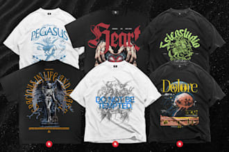 design a high quality streetwear apparel graphics