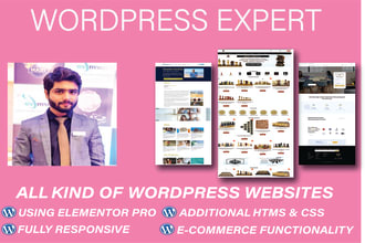 convert responsive figma to wordpress, PSD to wordpress or figma to elementor