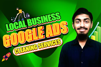 setup google ads adwords for local cleaning services in USA for leads and calls