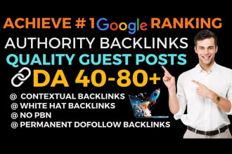 publish article guest post SEO backlinks niche edit high da guest blogging links