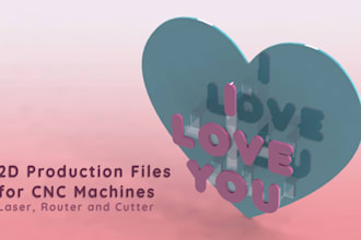 create production files for cnc cutting machines