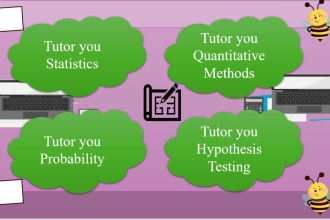 teach you probability and statistics quantitative methods inferential statistics