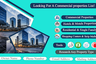 do provide commercial properties leads with skip tracing